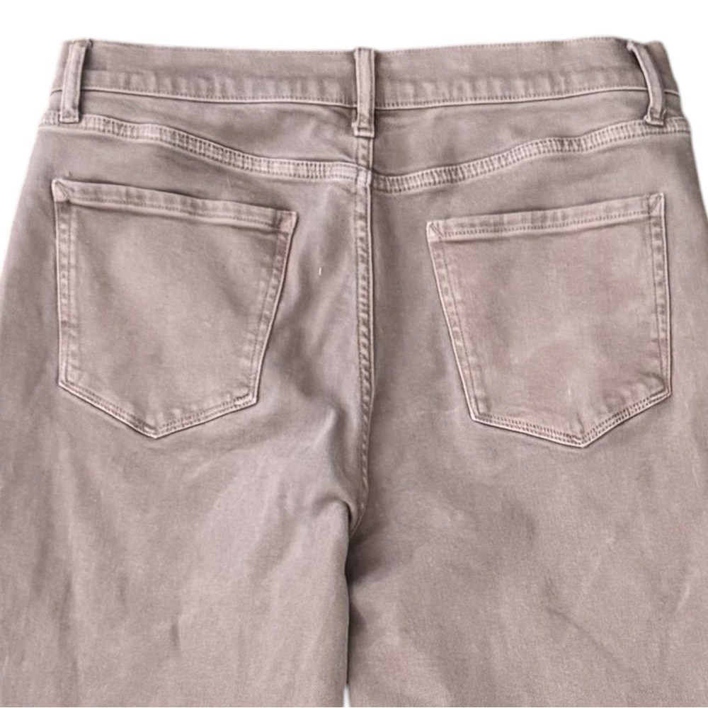 a.n.a. Size 10 Birchwood (Tan) High-Rise 5 Pocket Wide Leg Cropped Jeans NWOT - Picture 6 of 8